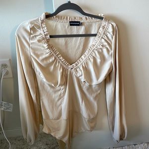 PrettyLittleThing Nude Bodysuit